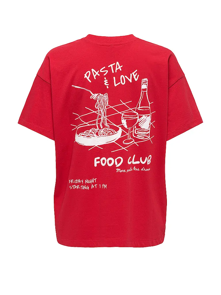 ONLY | T-Shirt ONLVIVVI | Rouge