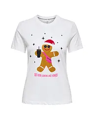 ONLY | T-Shirt ONLXMAS | Crème