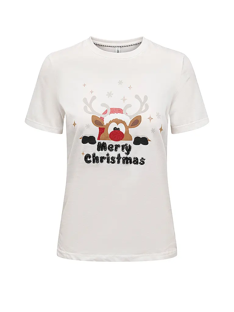 ONLY | T-Shirt ONLXMAS | Crème
