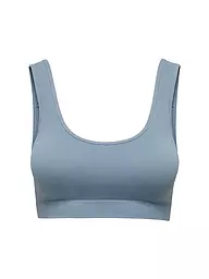 ONLY | Top Cropped Fit ONLVICKYRIB  | Bleu clair