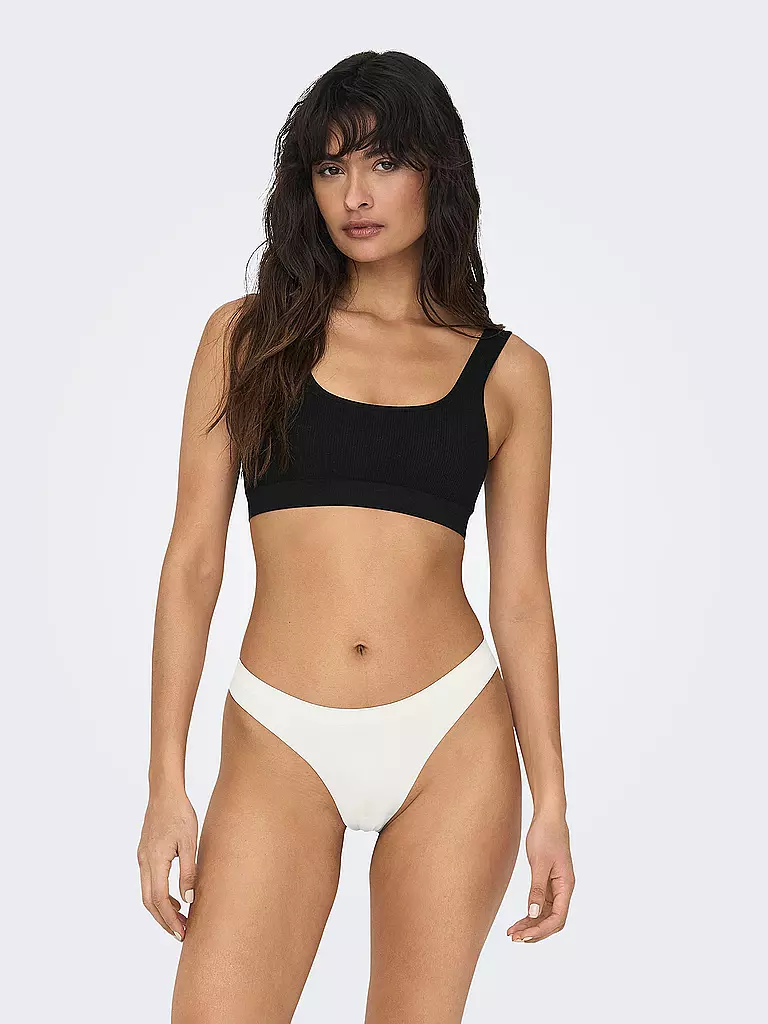 ONLY | Top Cropped Fit ONLVICKYRIB  | Noir