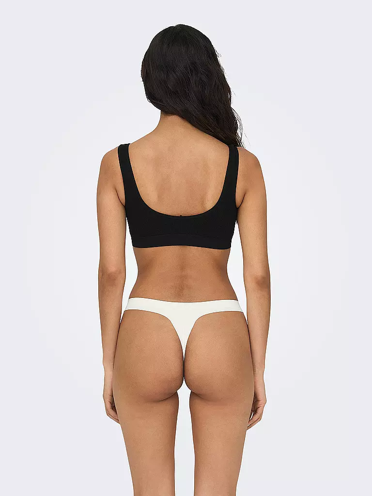 ONLY | Top Cropped Fit ONLVICKYRIB  | Noir