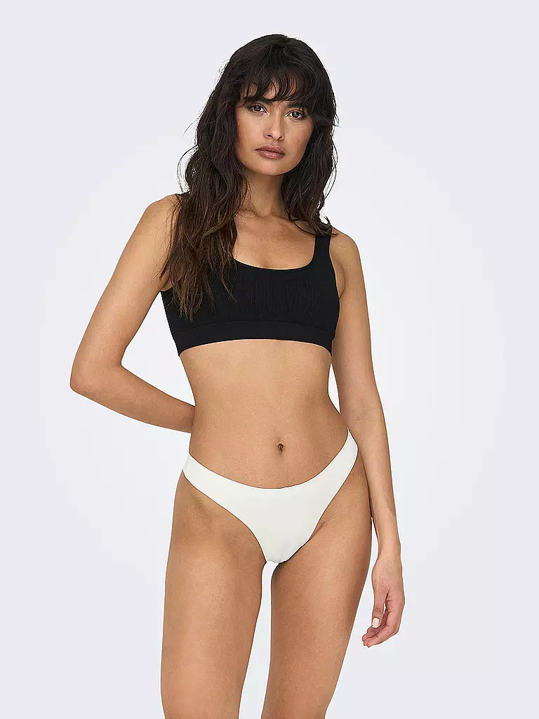 ONLY | Top Cropped Fit ONLVICKYRIB  | Noir