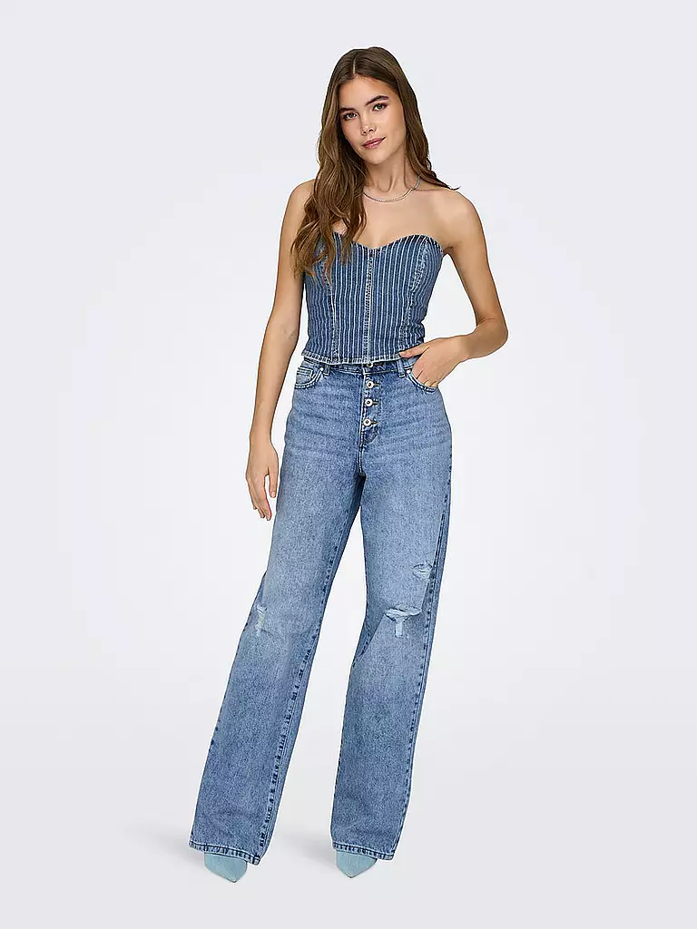 ONLY | Top ONLKIRSI  | Bleu clair