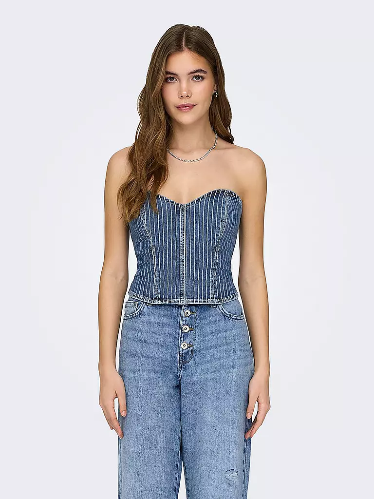 ONLY | Top ONLKIRSI  | Bleu clair