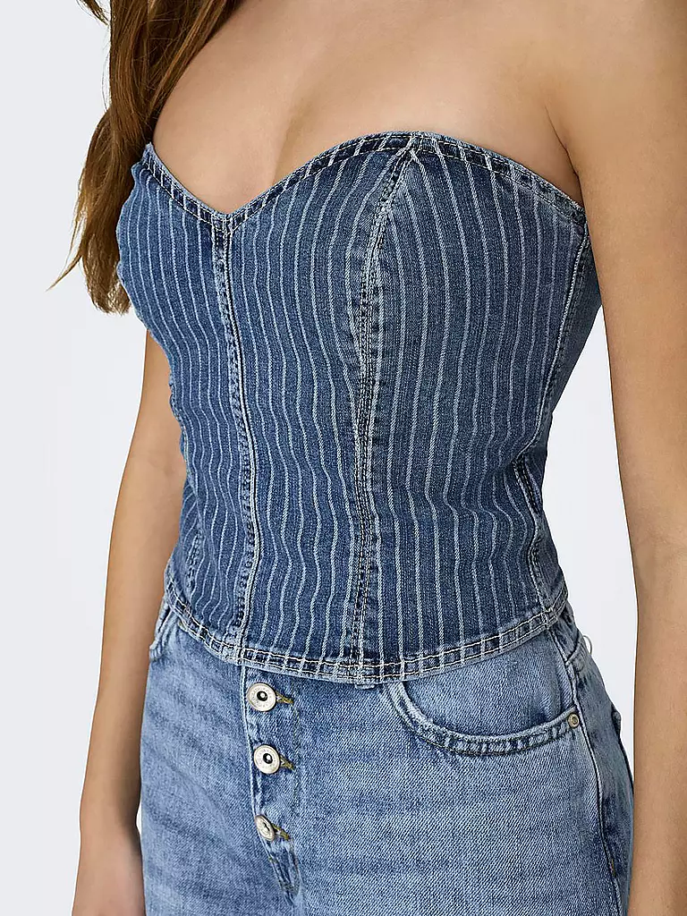 ONLY | Top ONLKIRSI  | Bleu clair