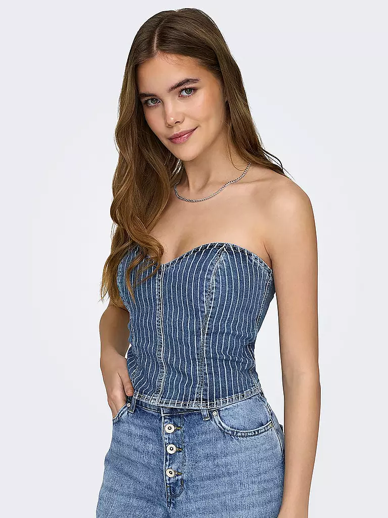 ONLY | Top ONLKIRSI  | Bleu clair