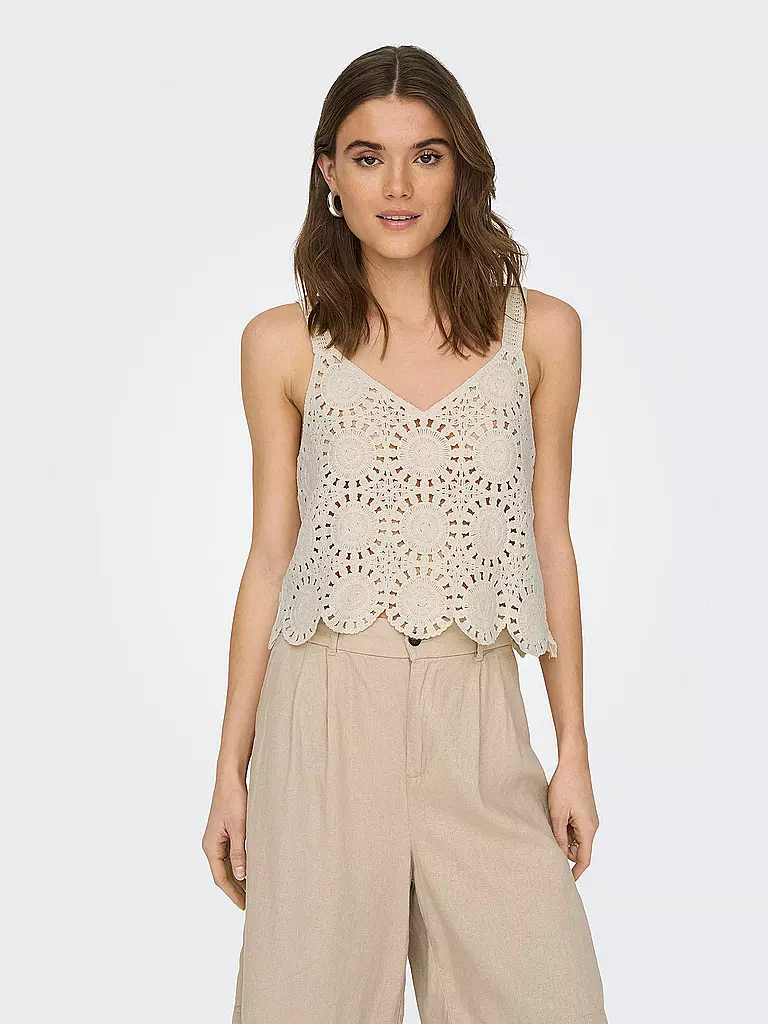 ONLY | Top ONLYVONNE | Crème