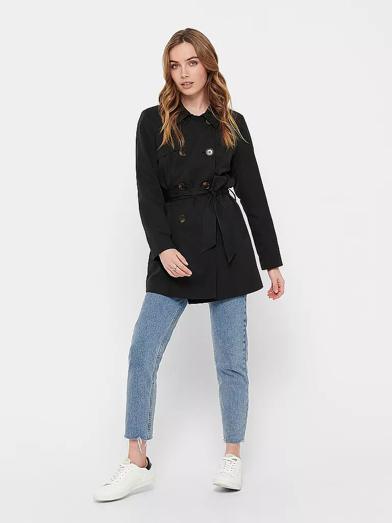 ONLY | Trench-coat ONLVALERIE | schwarz