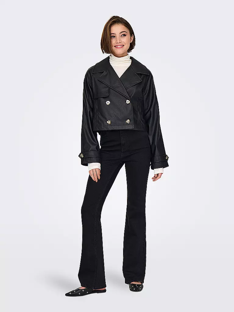 ONLY | Veste aspect cuir ONLAMIA | schwarz
