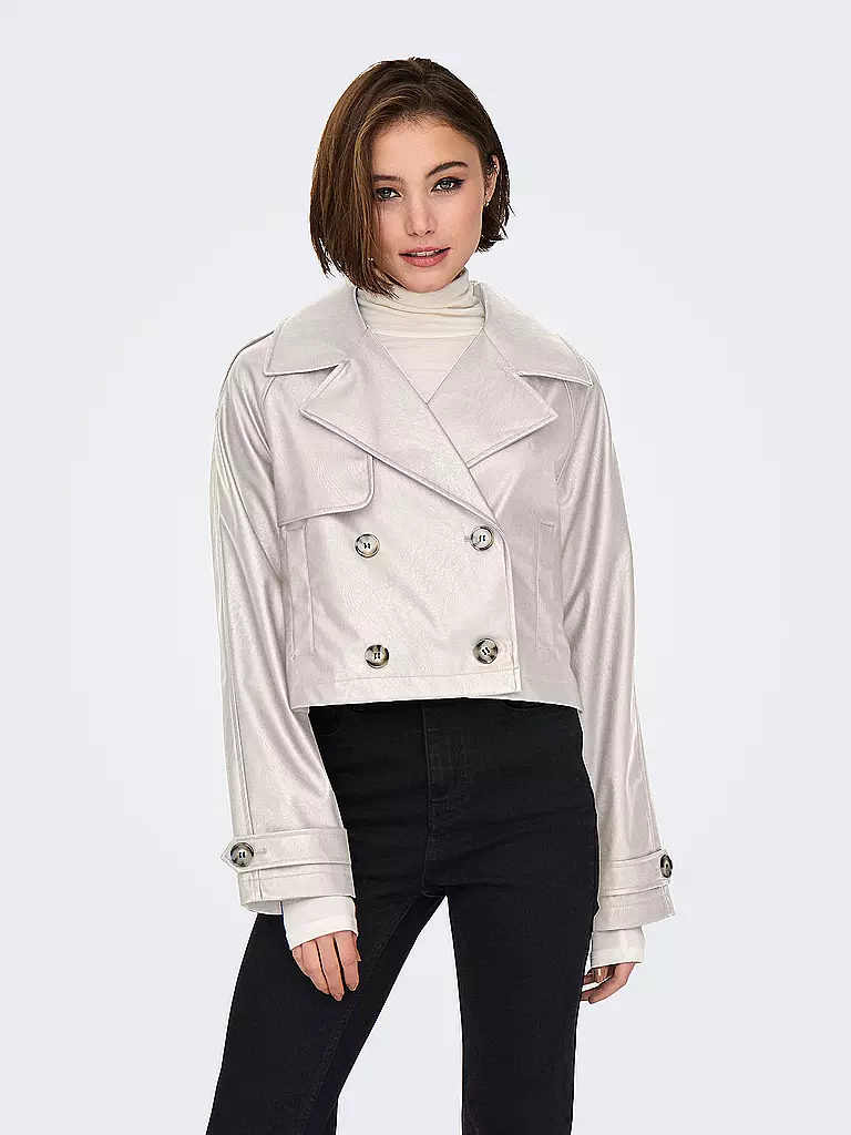 ONLY | Veste aspect cuir ONLAMIA | beige