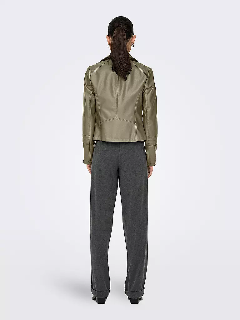 ONLY | Veste aspect cuir ONLGEMMA | olive