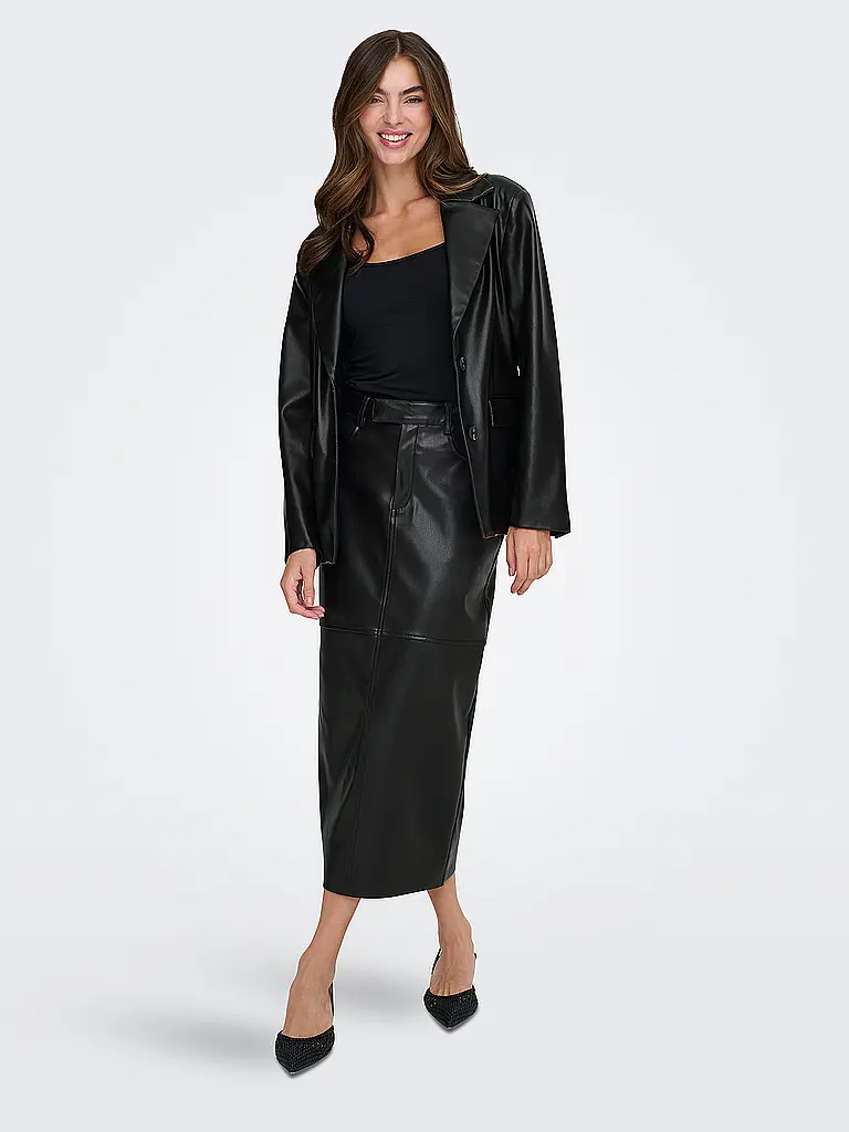 ONLY | Veste aspect cuir ONLVERONA | schwarz