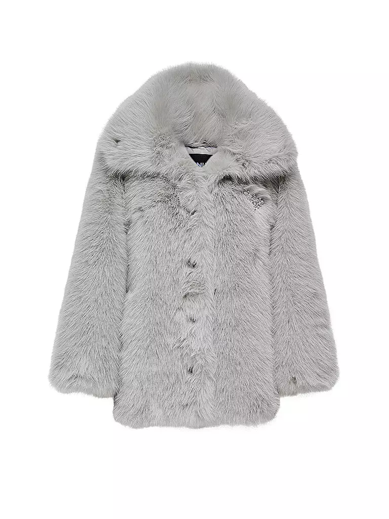 ONLY | Veste aspect fourrure ONLASHIA | Gris clair