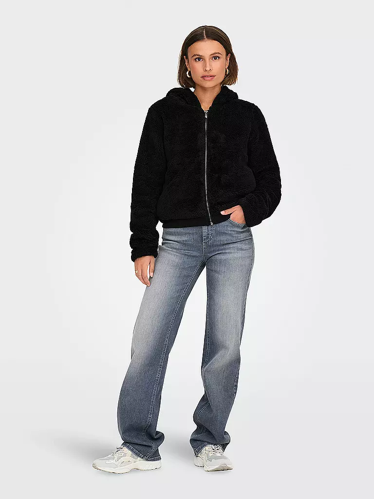 ONLY | Veste aspect fourrure ONLNEWANNA | schwarz