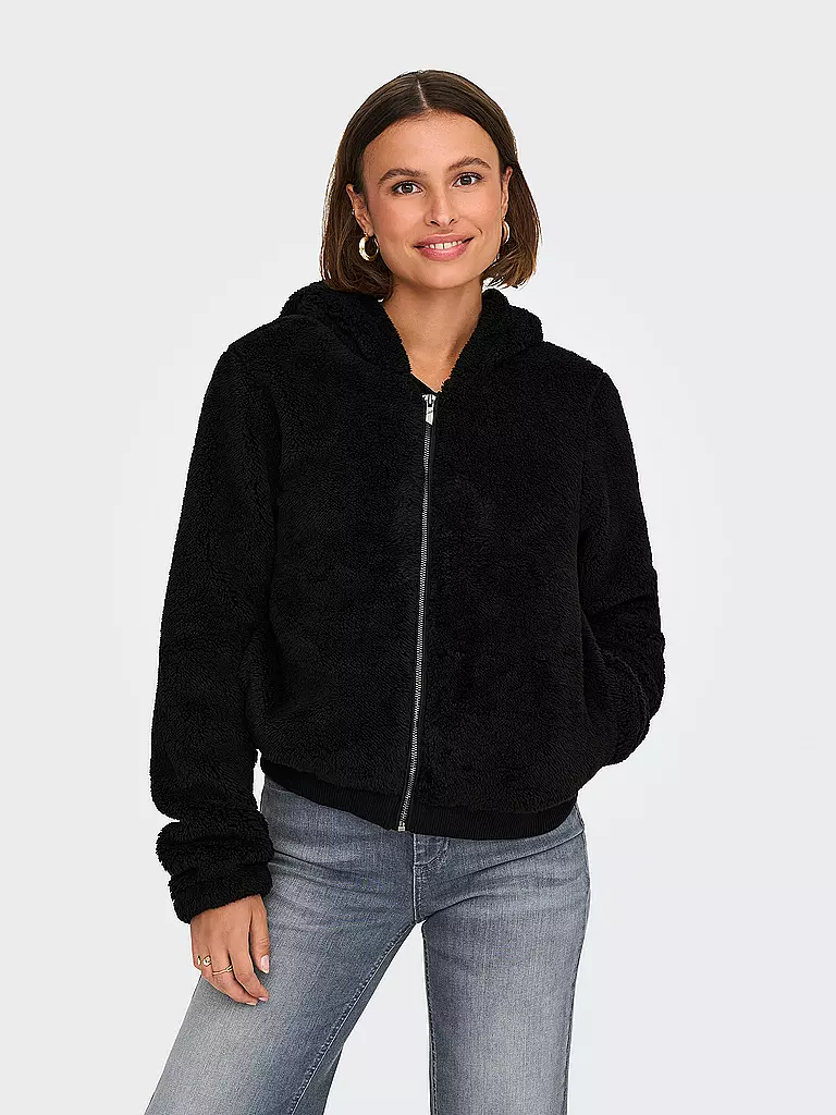 ONLY | Veste aspect fourrure ONLNEWANNA | schwarz