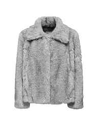 ONLY | Veste aspect fourrure | Gris clair