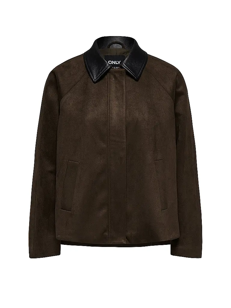 ONLY | Veste en cuir | Marron