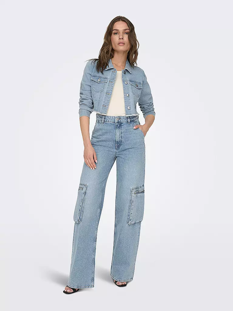 ONLY | Veste en jean coupe courte ONLWONDER | hellblau