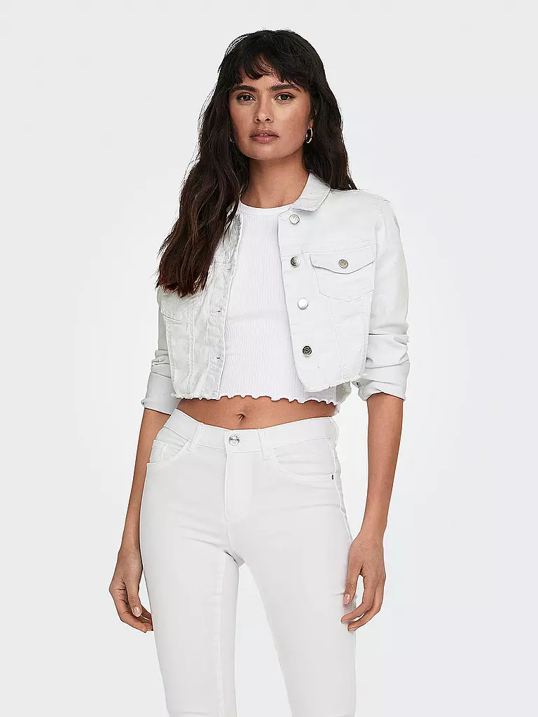 ONLY | Veste en jean ONLWONDER Coupe Courte | weiss