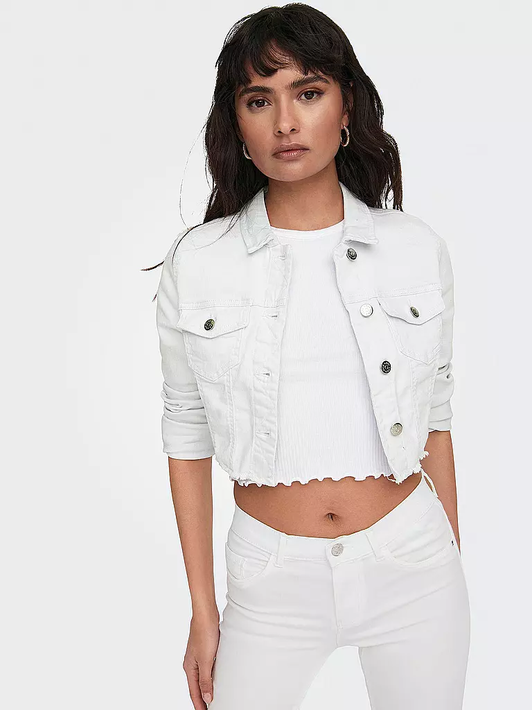 ONLY | Veste en jean ONLWONDER Coupe Courte | weiss