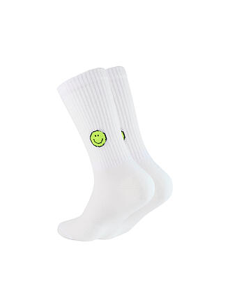 OOLEY | Chaussettes ICON LEMON SMILE blanc