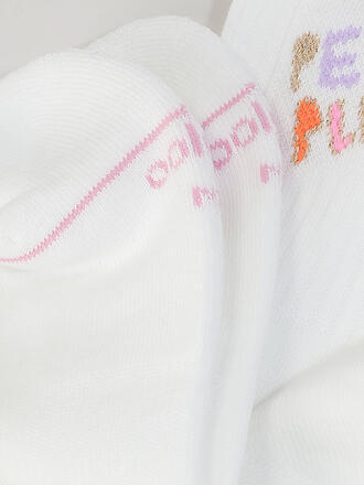 OOLEY | Chaussettes ICON Peace Please blanc