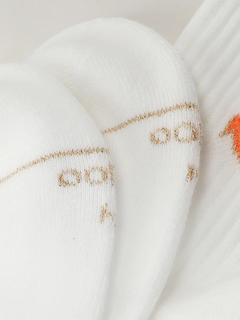 OOLEY | Chaussettes ICON Ancre Paillettes blanc | Blanc