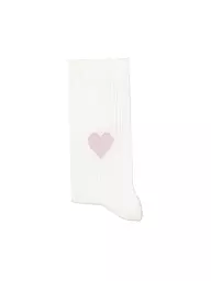 OOLEY | Chaussettes ICON glitter love lilac | Blanc