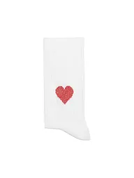 OOLEY | Chaussettes ICON glitter love lilac | Blanc