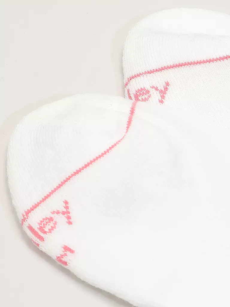 OOLEY | Chaussettes ICON glitter love red | weiss
