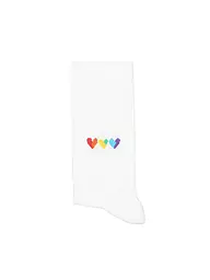 OOLEY | Chaussettes ICON glitter love lilac | Blanc