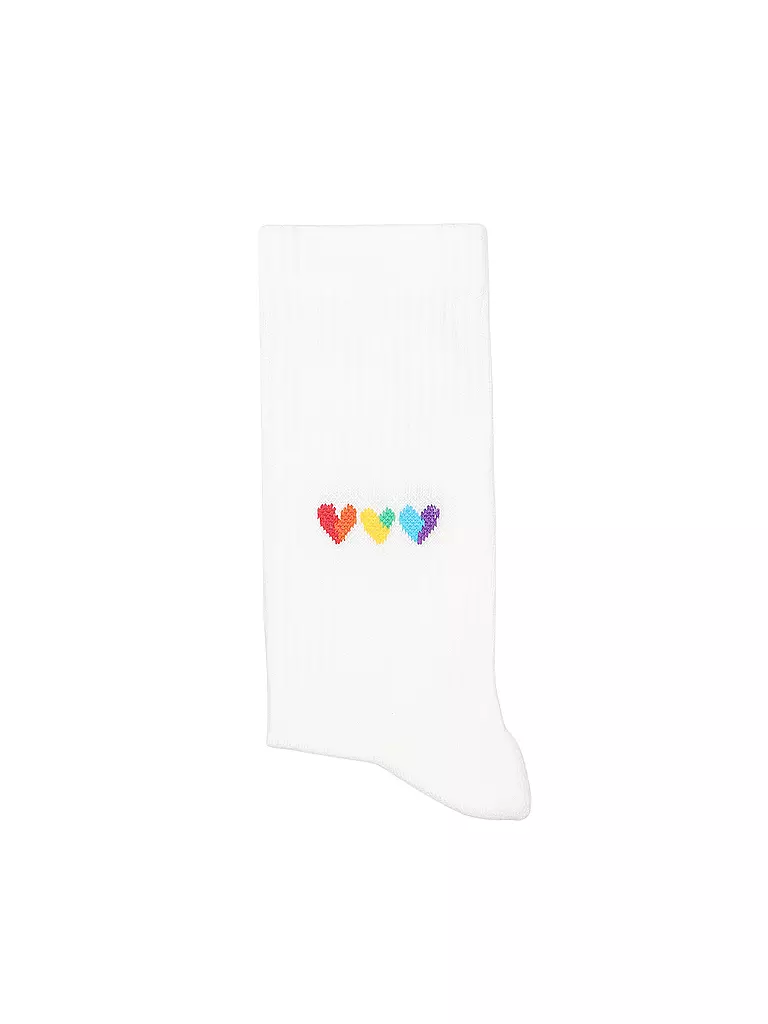 OOLEY | Chaussettes ICON love is love | weiss