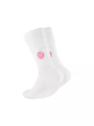 OOLEY | Chaussettes ICON glitter love lilac | Blanc