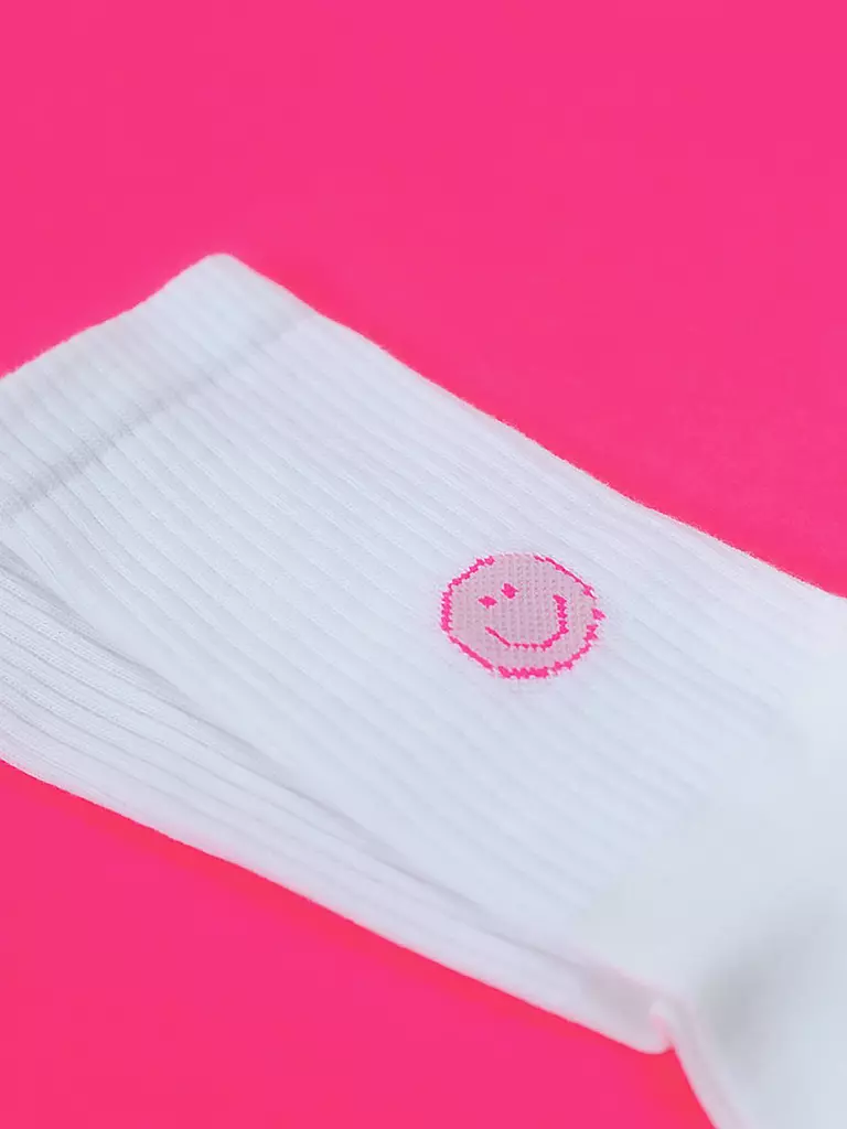 OOLEY | Chaussettes ICON sourire rose | 
