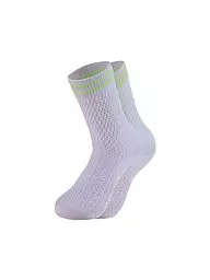 OOLEY | Chaussettes NET blanc cassé | Lilas