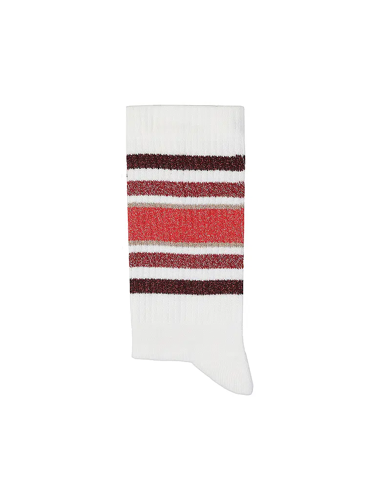 OOLEY | Chaussettes SPORTY GLITTER | weiss