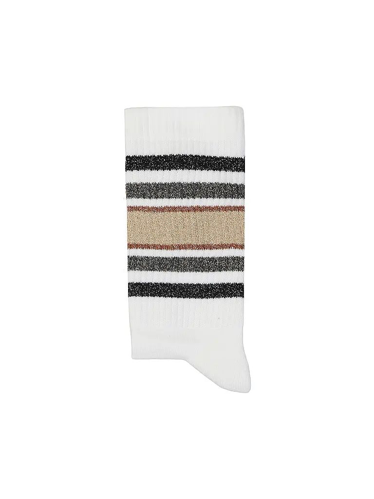 OOLEY | Chaussettes SPORTY GLITTER | weiss