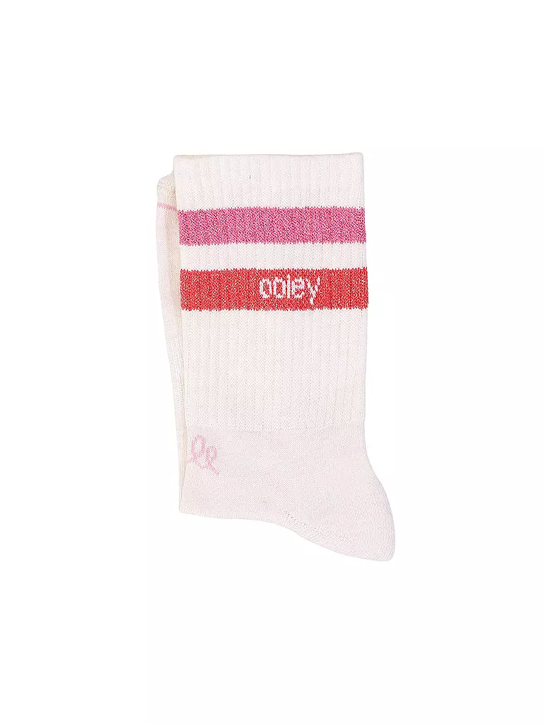 OOLEY | Chaussettes STREETMOOD ivory glitter | Blanc