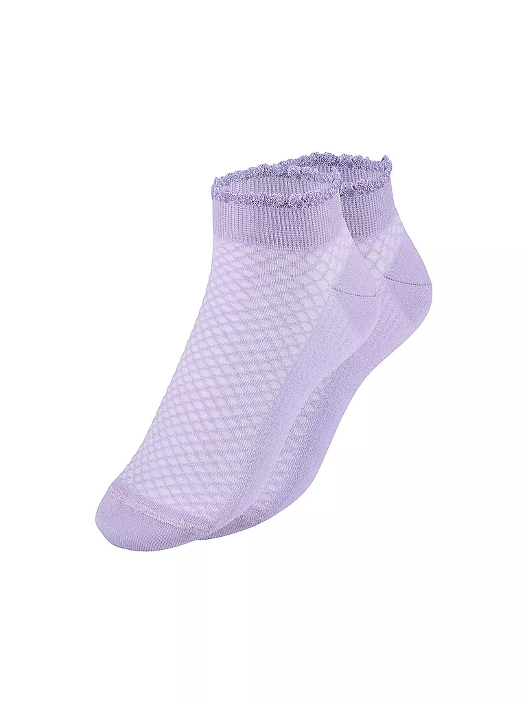 OOLEY | Lot de 2 paires de chaussettes ELEGANT S. Lilas/Blanc | 