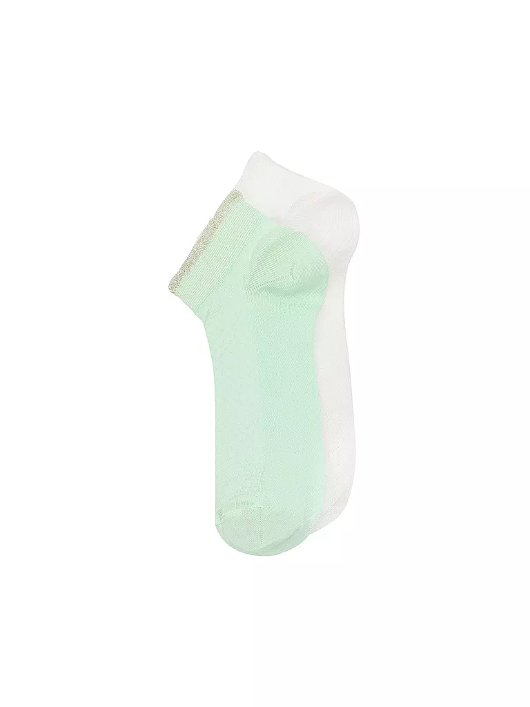 OOLEY | Lot de 2 paires de chaussettes ELEGANT S. Lime/Blanc | hellgrün