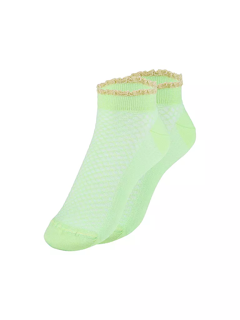 OOLEY | Lot de 2 paires de chaussettes ELEGANT S. Lime/Blanc | 
