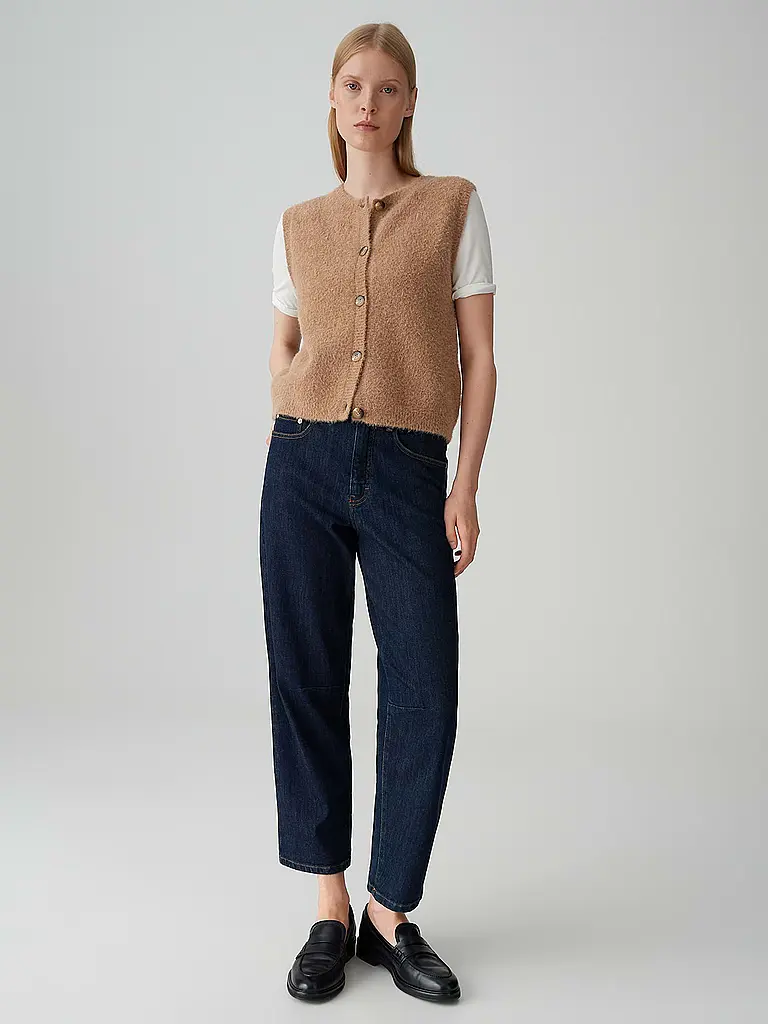 OPUS PANTS | Jeans Coupe Ballon MELLY RELAX | Bleu foncé