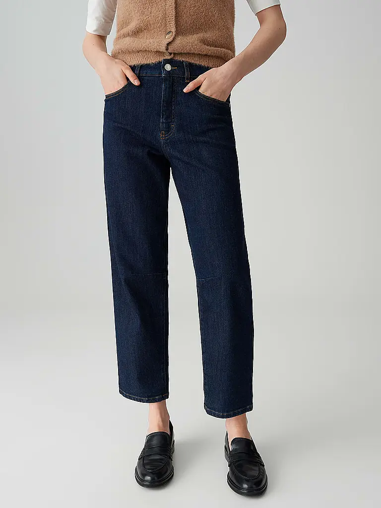 OPUS PANTS | Jeans Coupe Ballon MELLY RELAX | Bleu foncé