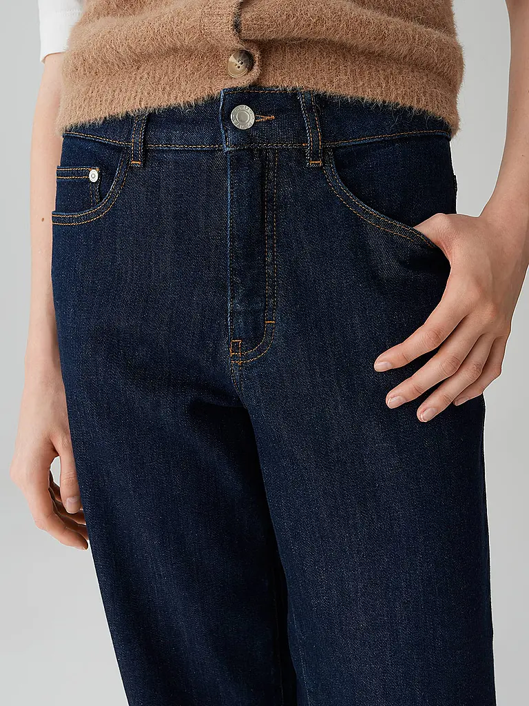 OPUS PANTS | Jeans Coupe Ballon MELLY RELAX | Bleu foncé