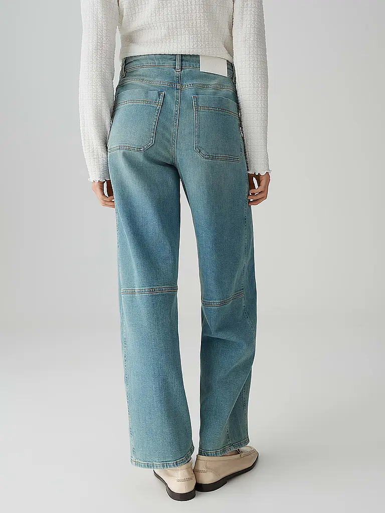 OPUS PANTS | Jeans coupe droite MELLY BRANCH | Bleu clair