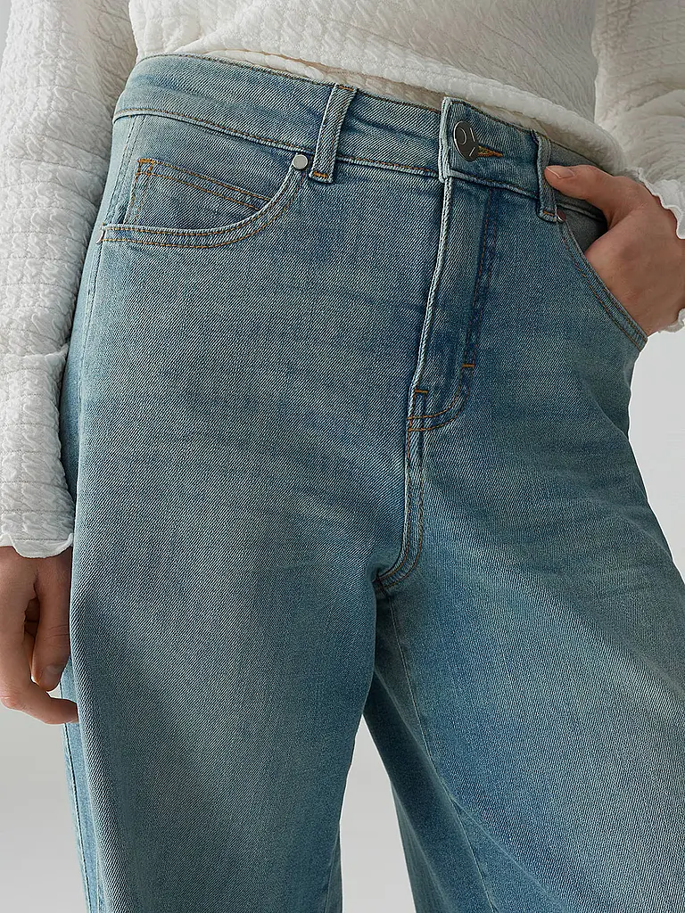 OPUS PANTS | Jeans coupe droite MELLY BRANCH | Bleu clair