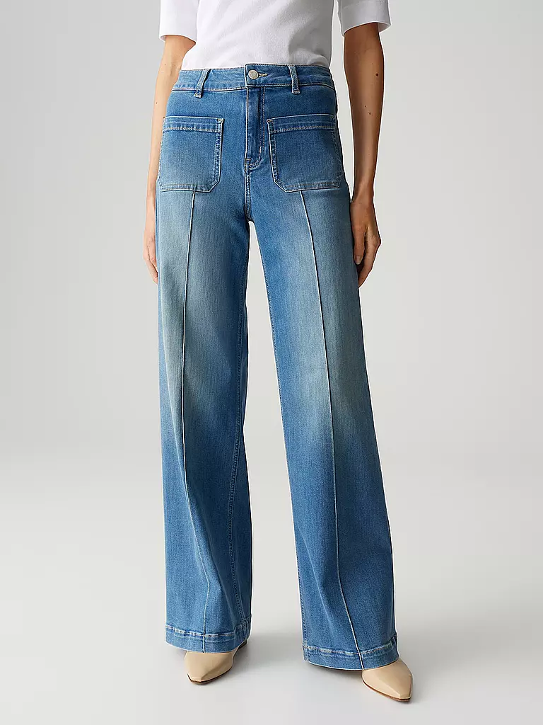 OPUS PANTS | Jeans coupe droite MELLY GROOVE | blau