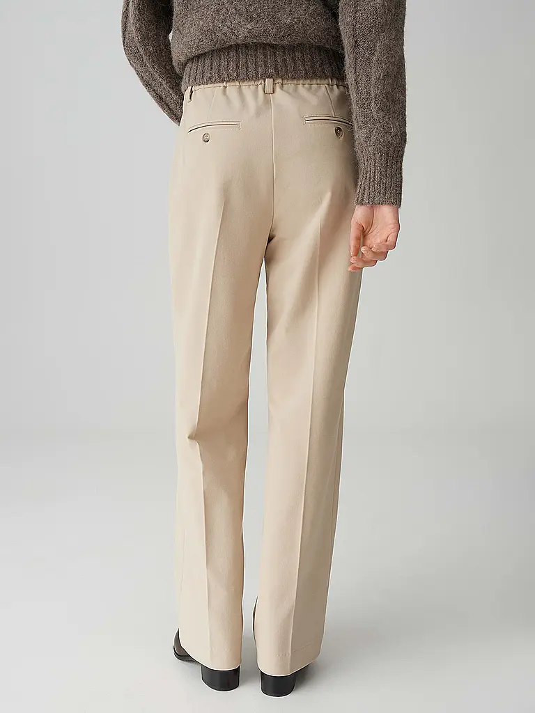 OPUS PANTS | Pantalon coupe évasée MOIRA | Beige