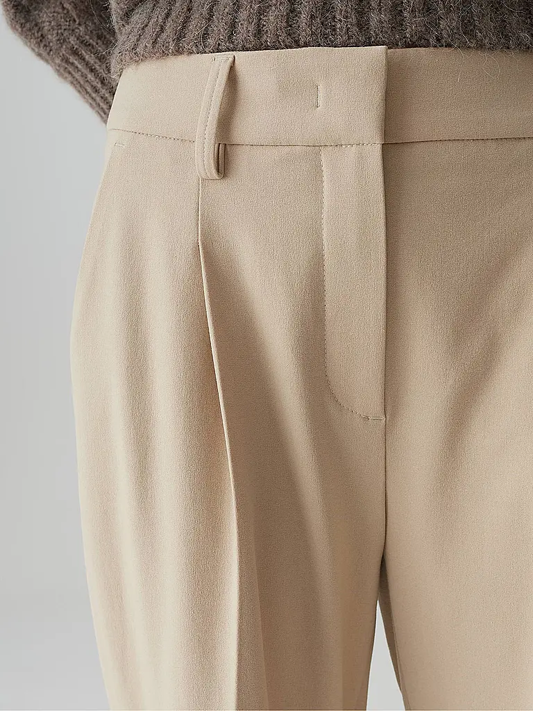 OPUS PANTS | Pantalon coupe évasée MOIRA | Beige